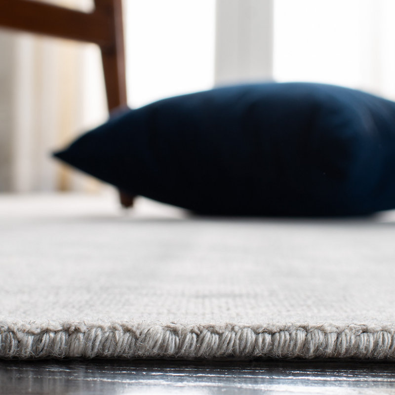 Latitude Run® AbbieLei Handmade Light Gray Rug & Reviews Wayfair